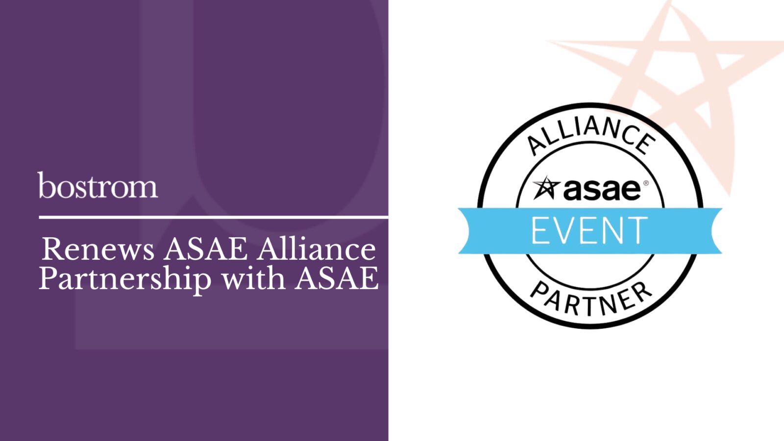 Bostrom announces ASAE alliance partnership with ASAE
